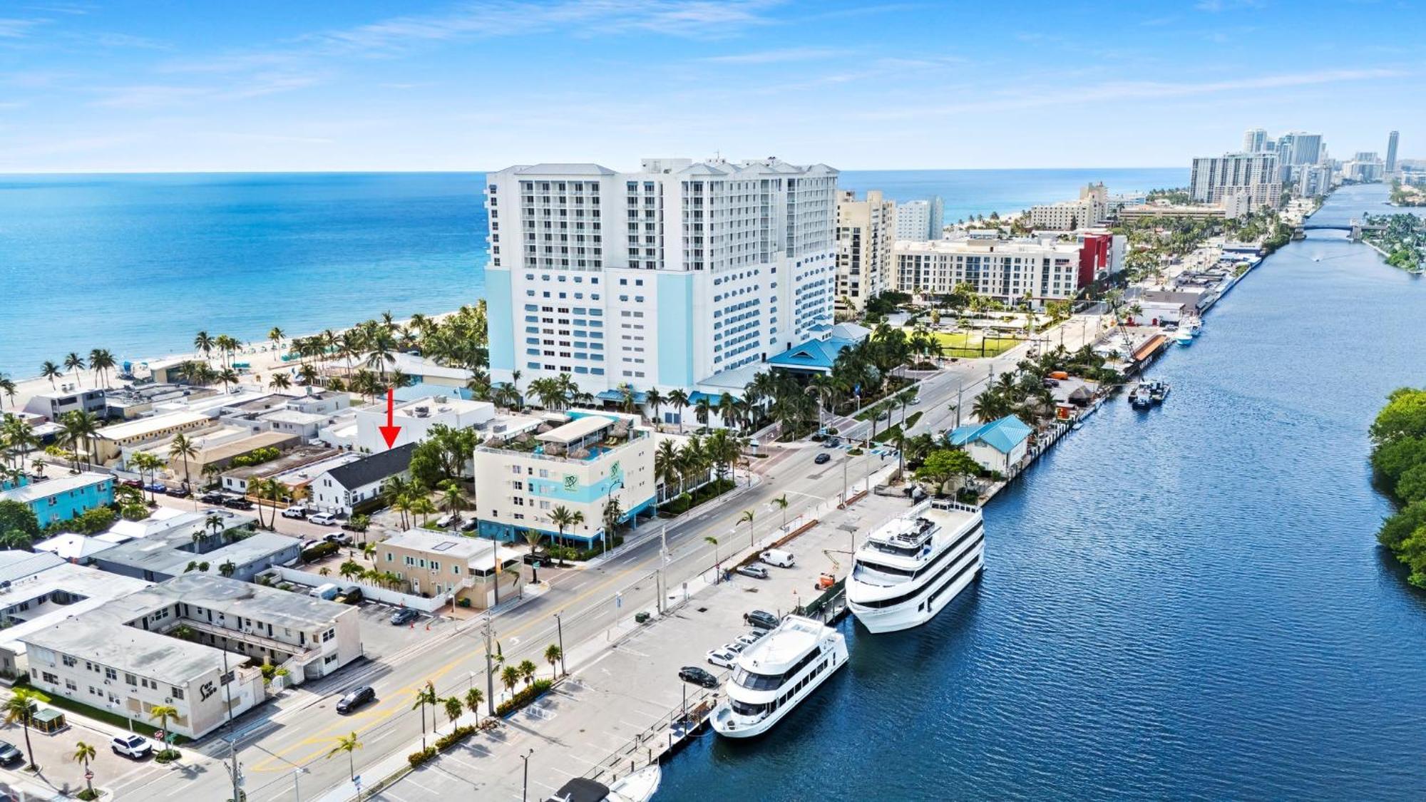 Oceanside Boutique Loft Apt Cozy Beach Unit # 7 Χόλιγουντ Εξωτερικό φωτογραφία